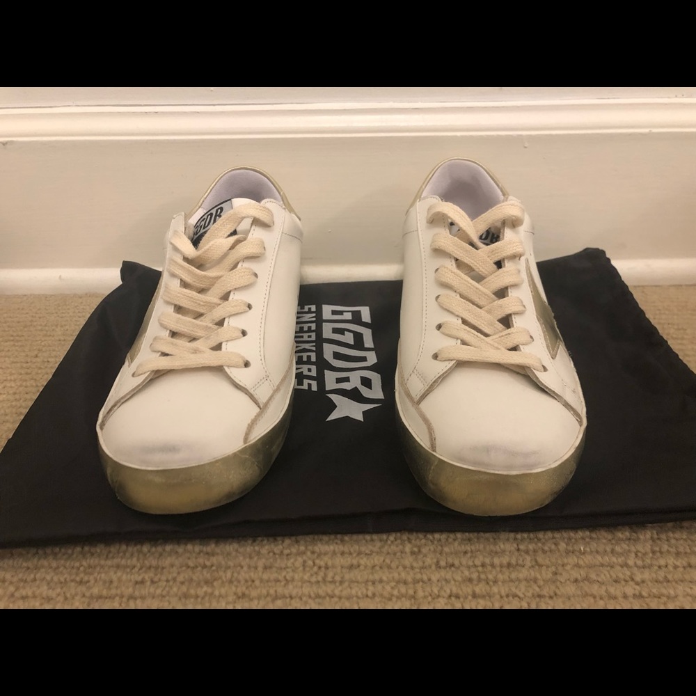 Golden Goose superstar sneakers. Authentic.